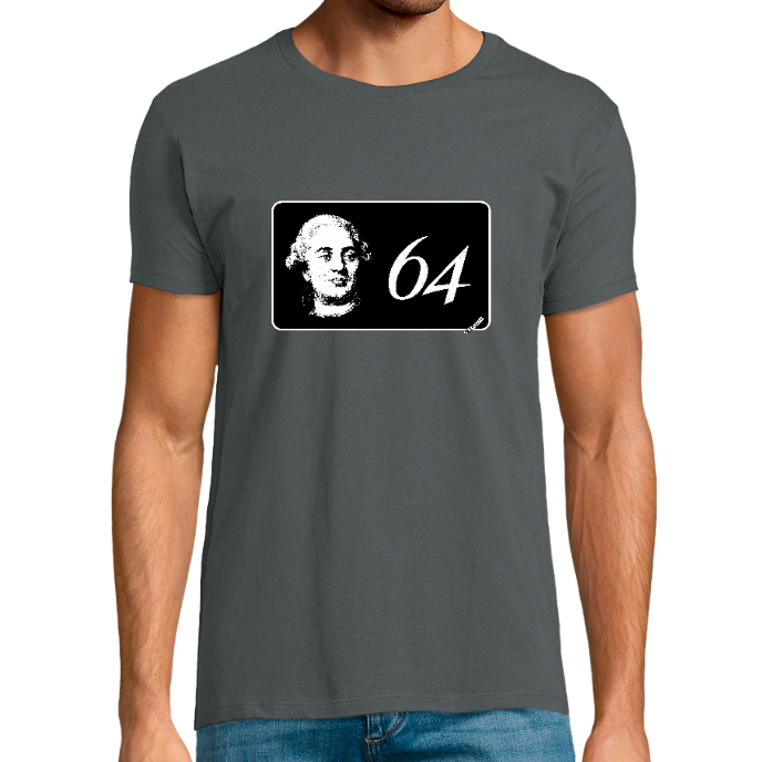 T-shirt Homme col rond REGENT FIT KLASSS "LOUIS SEIZE 64"