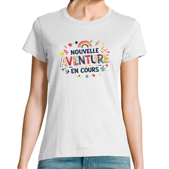 T-shirt rentrée – Nouvelle aventure en cours