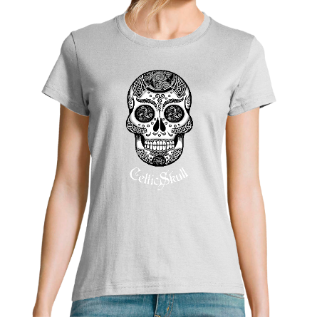 Face CELTIC GIRL SKULL