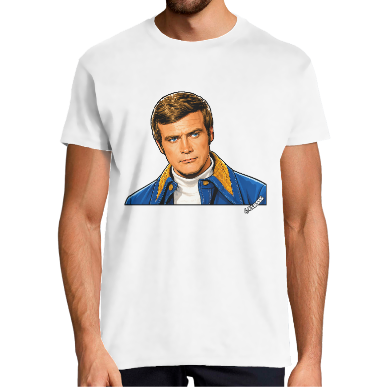 T-SHIRT HOMME KLASSS SERIE TV "iconique STEVE AUSTIN", col rond 150 gr