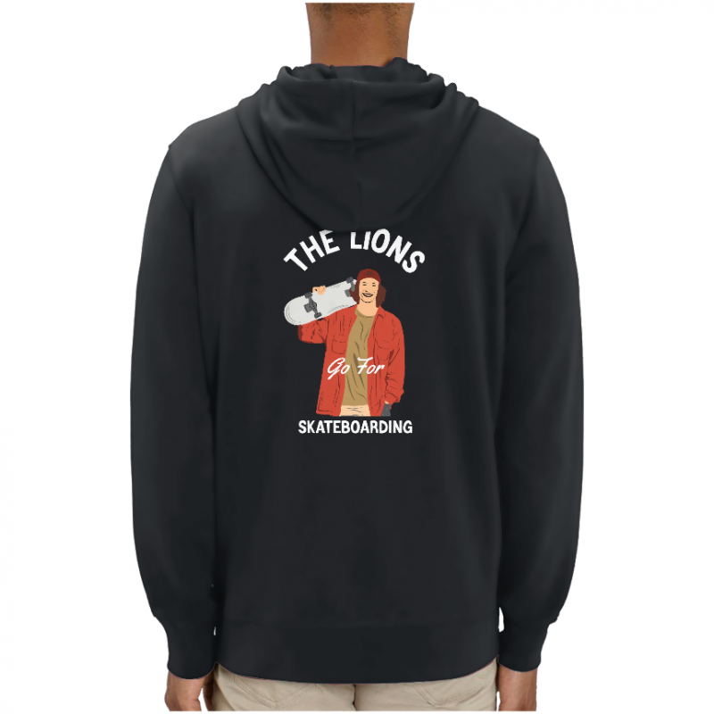 SWEATSHIRT THE LIONS GO FOR SKATEBOARDING UNISEXE