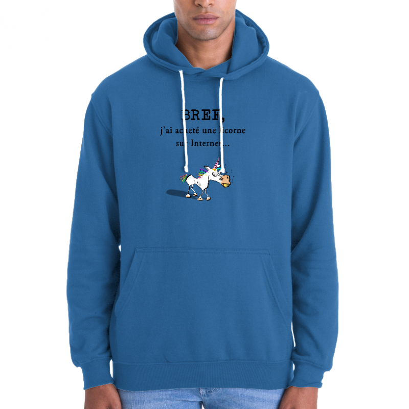 Face BREF, J'AI ACHETE UNE LICORNE SUR INTERNET - SWEAT MIXTE
