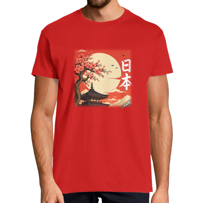T-SHIRT HOMME KLASSS "JAPAN ART Z", col rond 190 gr