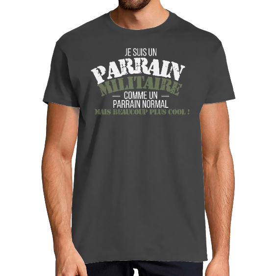 T-shirt je suis un parrain militaire