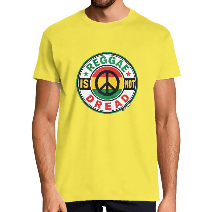 T-SHIRT HOMME KLASSS "REGGAE IS NOT DREAD", Style musique