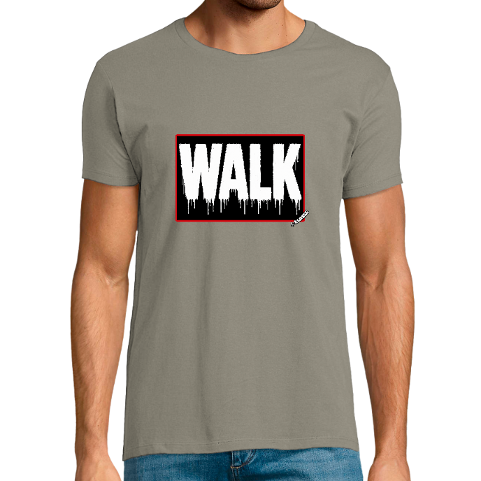 T-SHIRT Fit HOMME "WALK" KLASSS col rond 150 gr