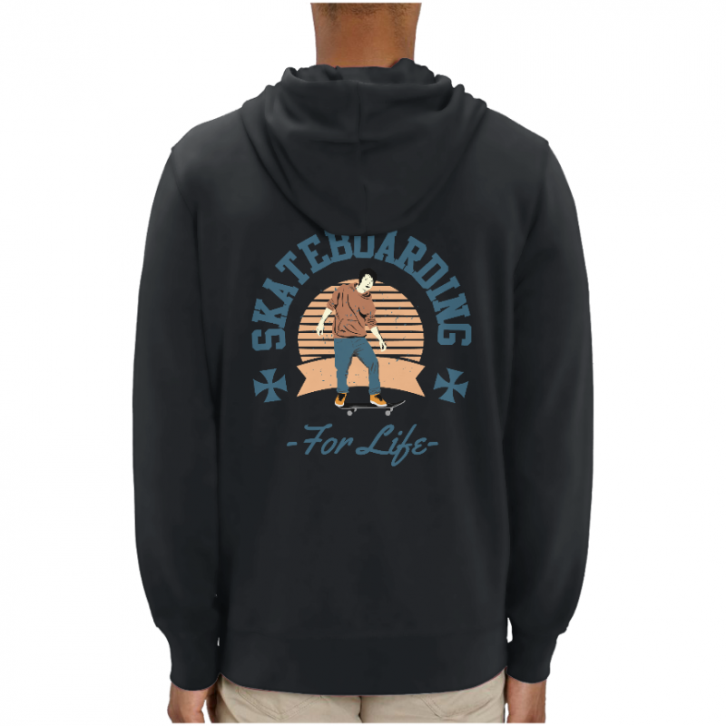 SWEATSHIRT SKATEBOARDING FOR LIFE UNSEXE
