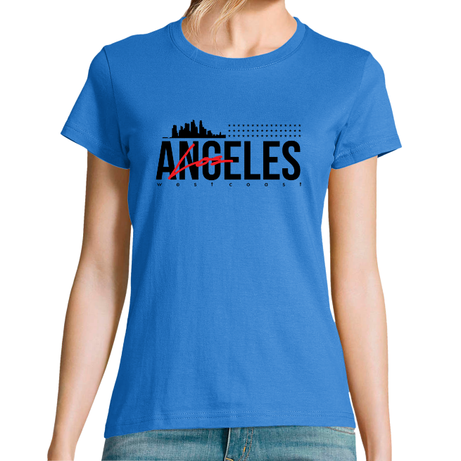 T-SHIRT L.A WEST COAST FEMME