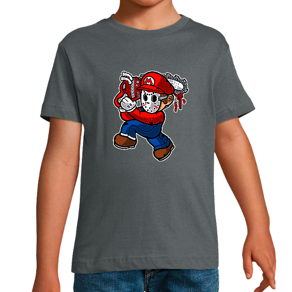 Face T-SHIRT MARIO MASSACRE GARÇON