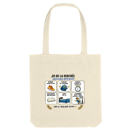 Tote bag rentrée – Jeux de la rentrée