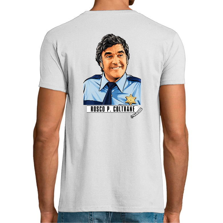 T-shirt Homme REGENT FIT KLASSS SERIE TV "ROSCO P. COLTRANE" col rond 150 gr