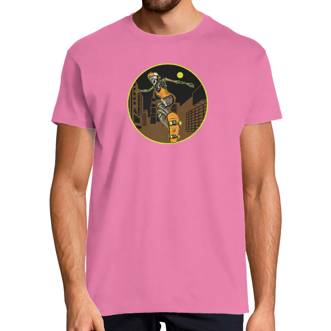 T-SHIRT SKATE DE NUIT HOMME