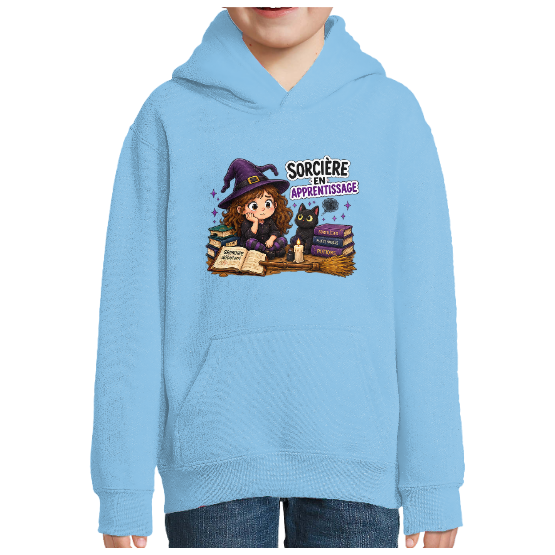 Sweat Halloween « Sorcière en Apprentissage »