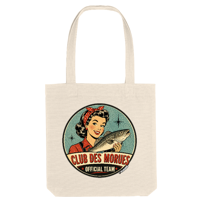 TOTE BAG KLASSS "CLUB DES MORUES" Vintage