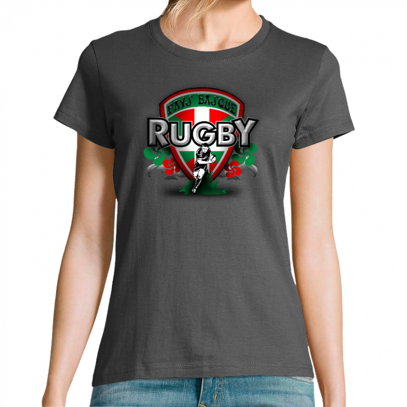 RUGBY PAYS BASQUE - T-SHIRT FEMME