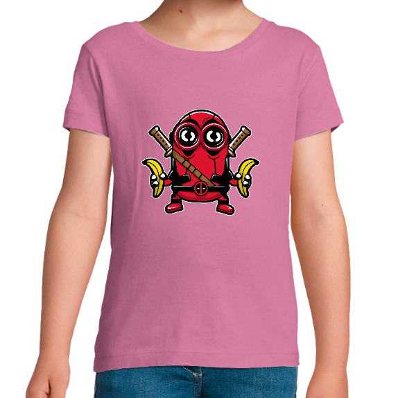 T-SHIRT MINIONPOOL FILLE