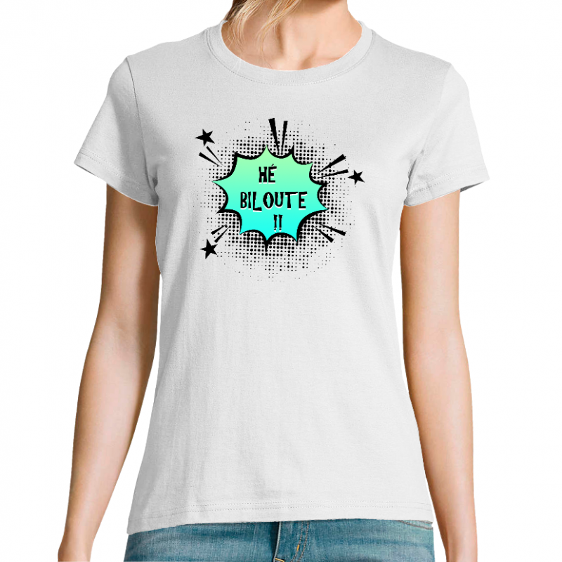 HE BILOUTE - T-SHIRT FEMME