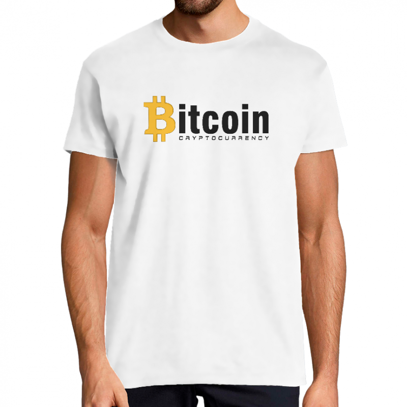 T-SHIRT BTC CRYPTOCURRENCY BITCOIN HOMME