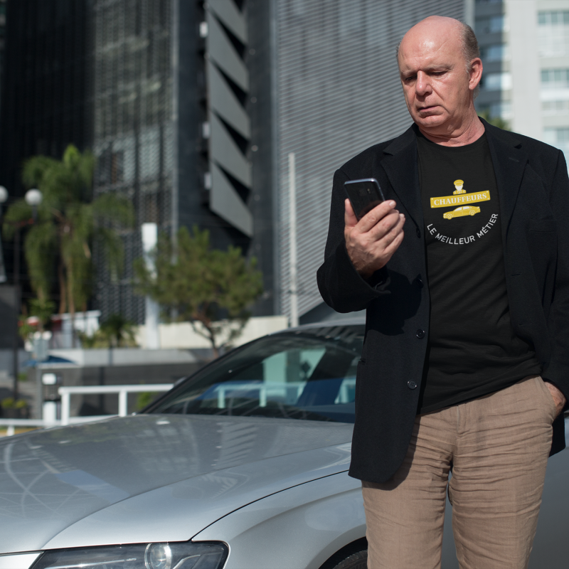 T-SHIRT CHAUFFEURS LE MEILLEUR MÉTIER POUR HOMME