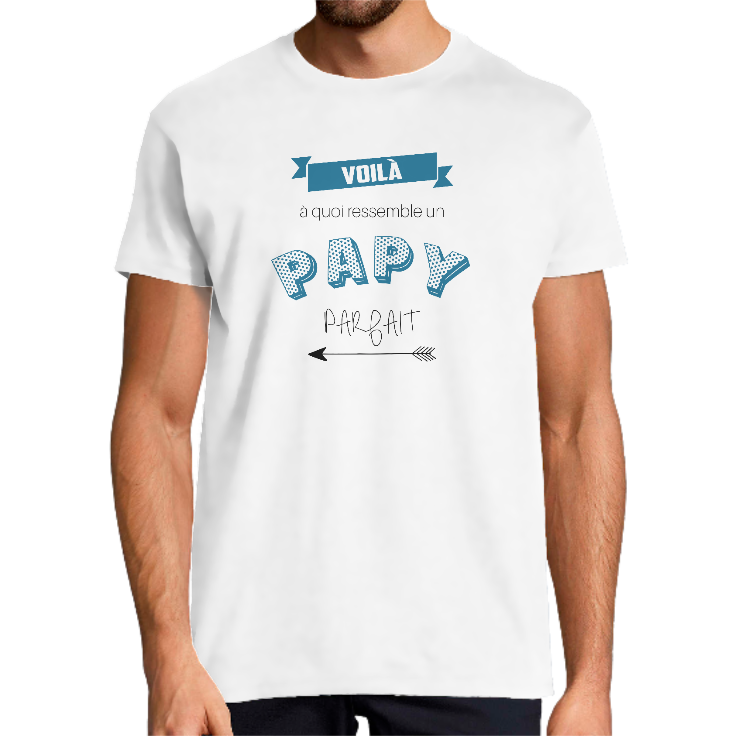 Face T-SHIRT VOILA UN PAPY PARFAIT