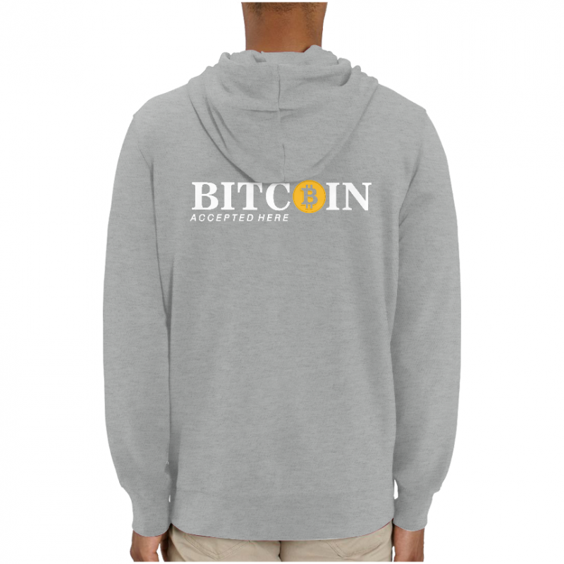 SWEATSHIRT BITCOIN ACCEPTED HERE UNISEXE