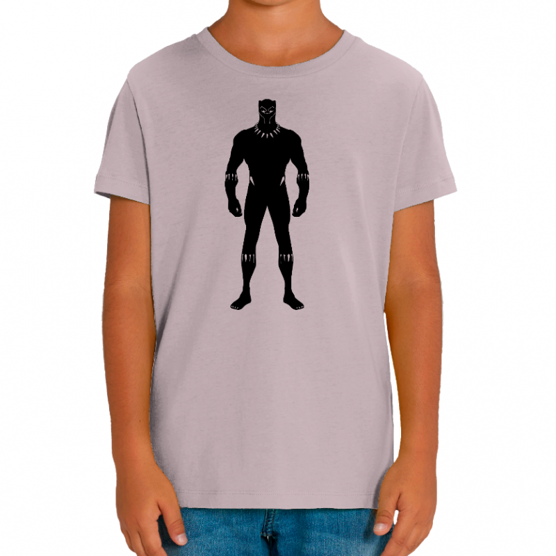 T-SHIRT BLACK PANTHER ENFANT