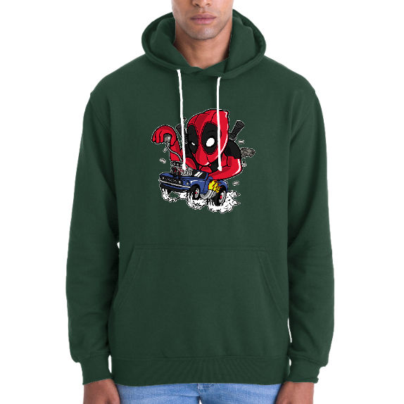 SWEATSHIRT DEADPOOL RACER UNISEXE