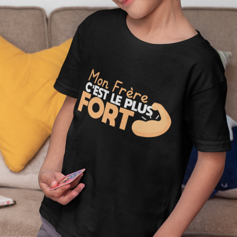 T-shirt Frère le plus fort