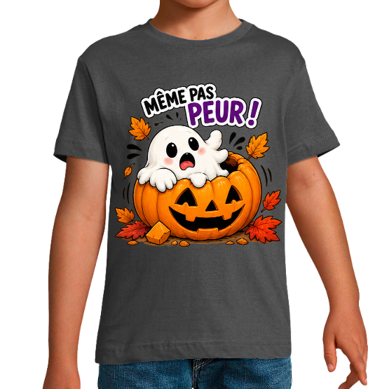 T-shirt Halloween enfant Même pas peur