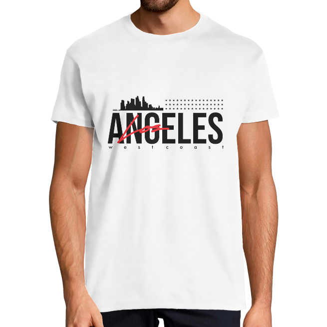 T-SHIRT L.A WEST COAST HOMME