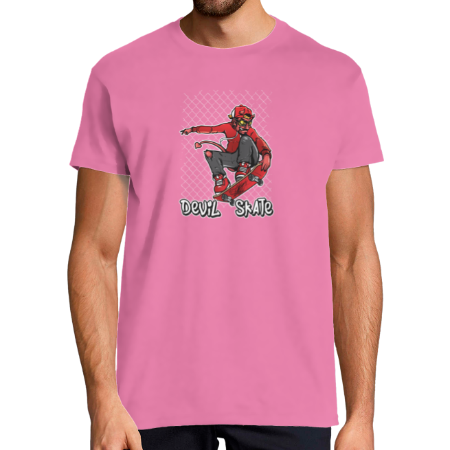 T-SHIRT DEVIL SKATE HOMME