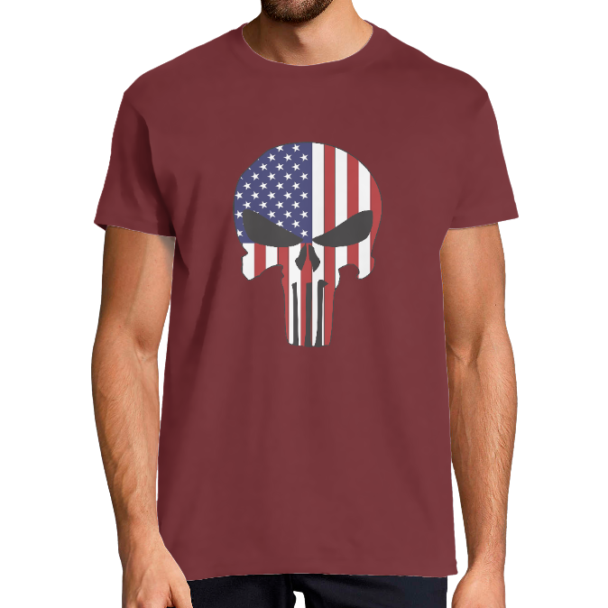 T-SHIRT THE PUNISHER STATES HOMME