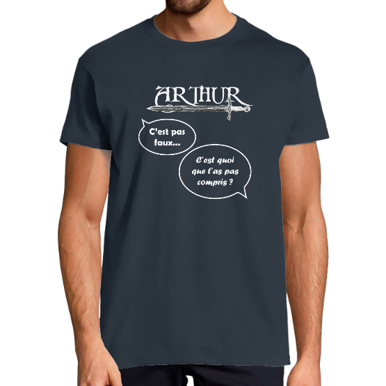 TSHIRT C'EST PAS FAUX Humour Coton 150 g