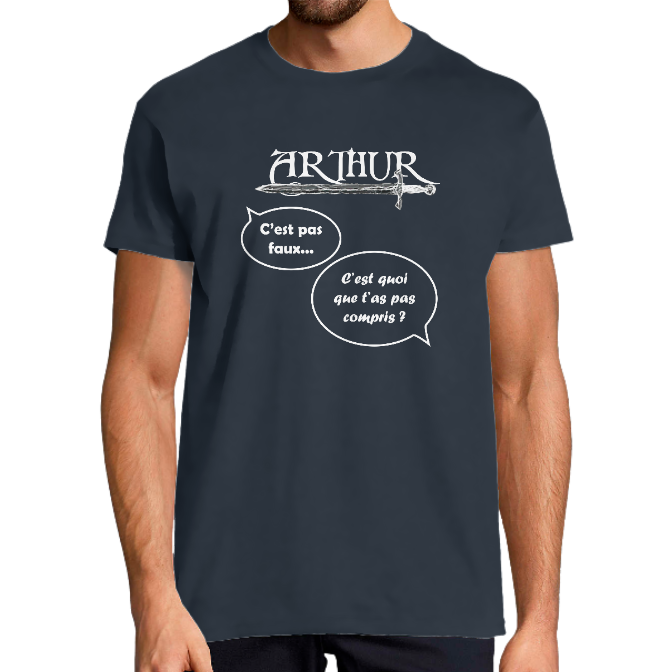 TSHIRT C'EST PAS FAUX Humour Coton 150 g
