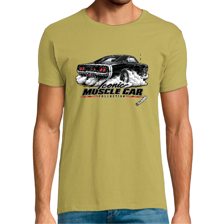 T-shirt Homme REGENT FIT KLASSS "MUSCLE CAR COLLECTION ICONIC" col rond 