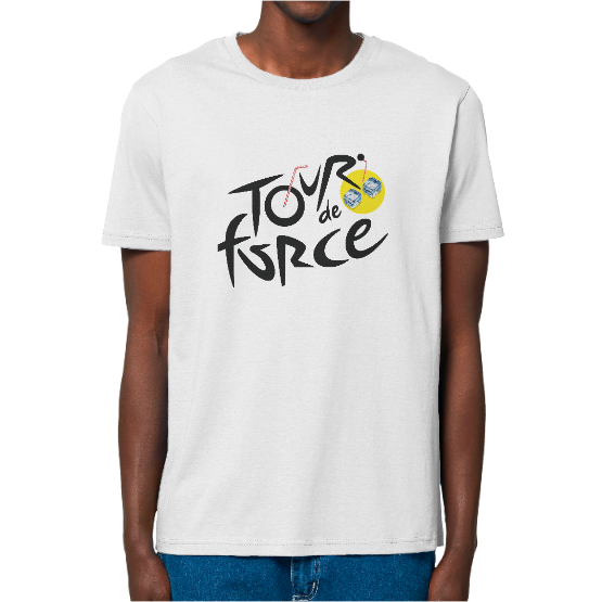 T-shirt Bio Homme Tour de Force – Humour Tour de France & Apéro Glacé