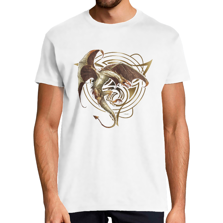 Face GOLD DRAGON TRISKELL