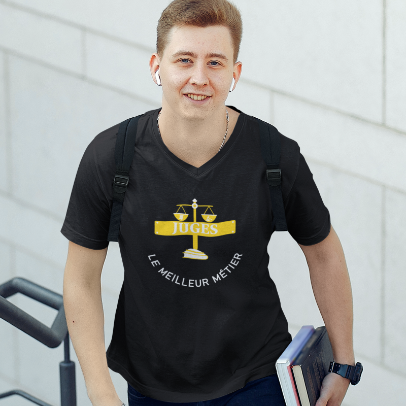 T-SHIRT JUGES LE MEILLEUR MÉTIER POUR HOMME
