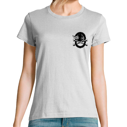T-SHIRT FEMME - SKULL AILE