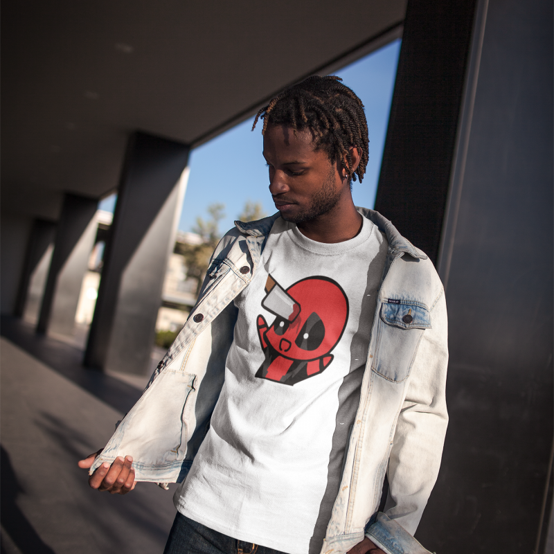 T-SHIRT CUT DEADPOOL HOMME