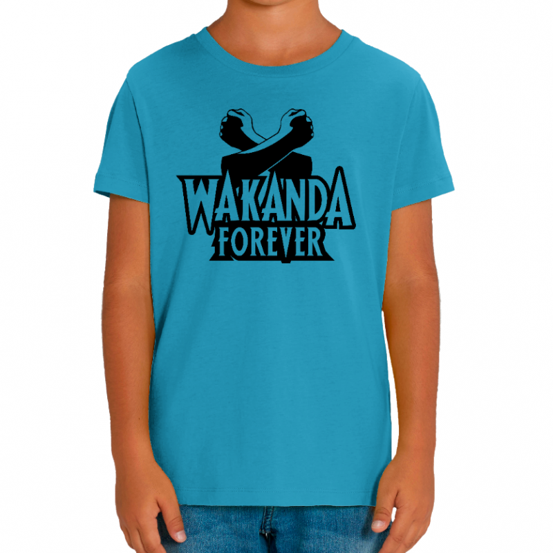 T-SHIRT WAKANDA FOREVER ENFANT