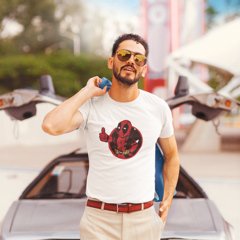 T-SHIRT DEADPOOL TOP HOMME