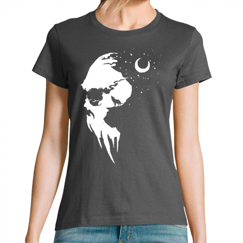 Face T-SHIRT FEMME - THE NIGHT HAS COME