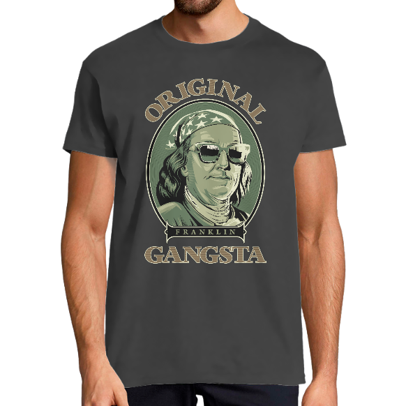 T-shirt Original Franklin Gangsta
