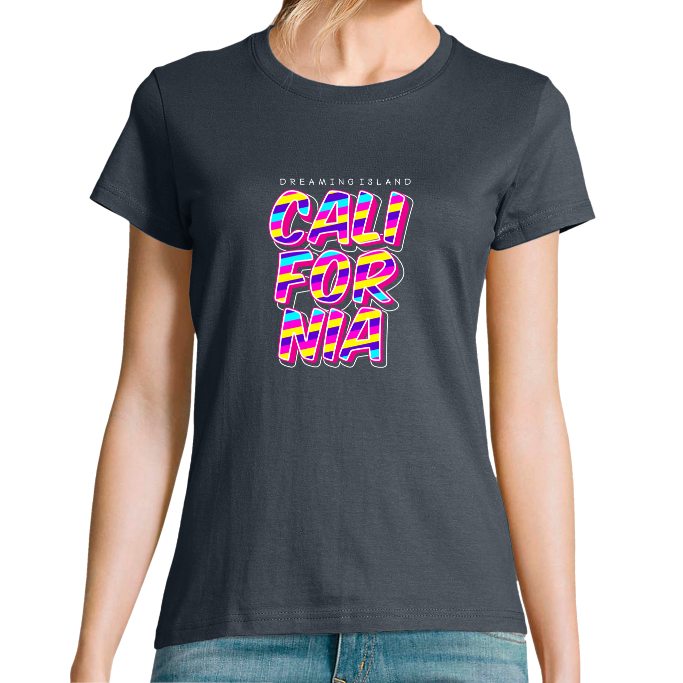T-SHIRT CALIFORNIA ISLAND FEMME 
