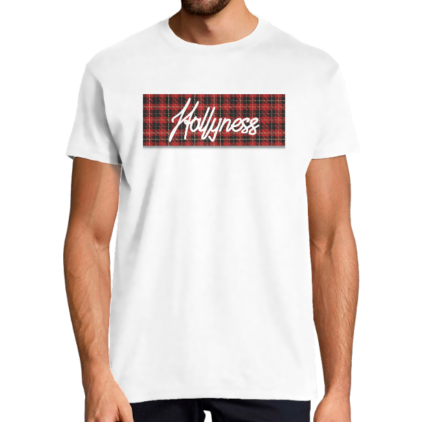 Face LOGO TARTAN - T-SHIRT HOMME