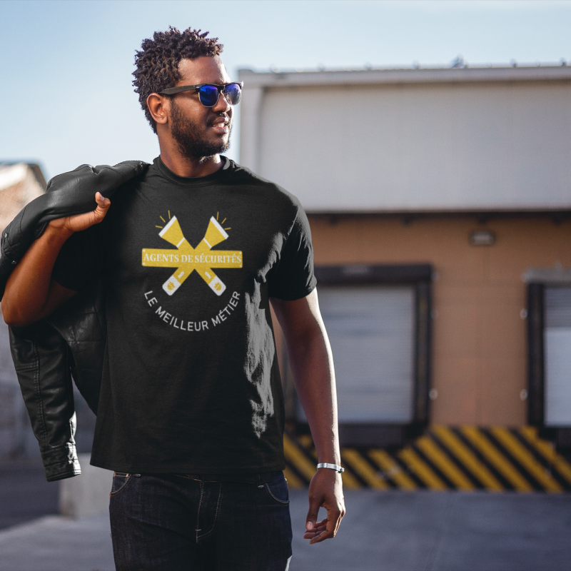 T-SHIRT AGENTS DE SÉCURITÉS POUR HOMME