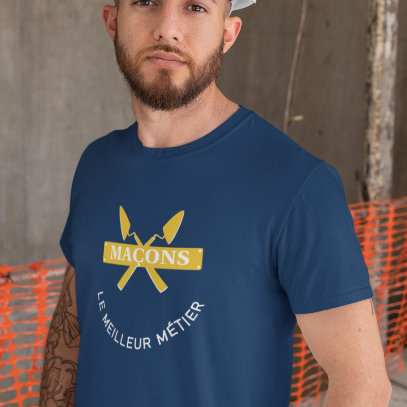 T-SHIRT MAÇONS POUR HOMME