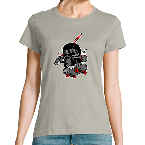 T-SHIRT KYLO REN SKATER FEMME