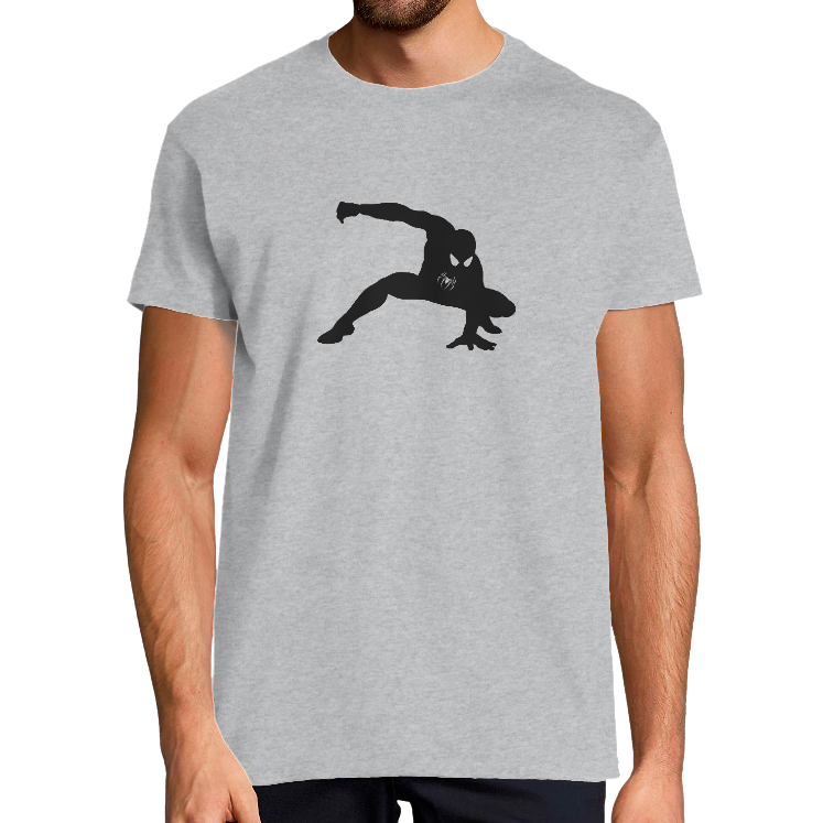 T-SHIRT SPIDER-MAN EN POSITION HOMME